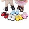 1 Pair Handmade 12 BJD Doll PU Shoes Fashion OB11 Leather Shoes ob11 Doll Sandals  EXO Doll