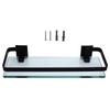 Bathroom Rack Thickened Durable Large Storage Space Strong Load Bearing Capacity Single Layer Black