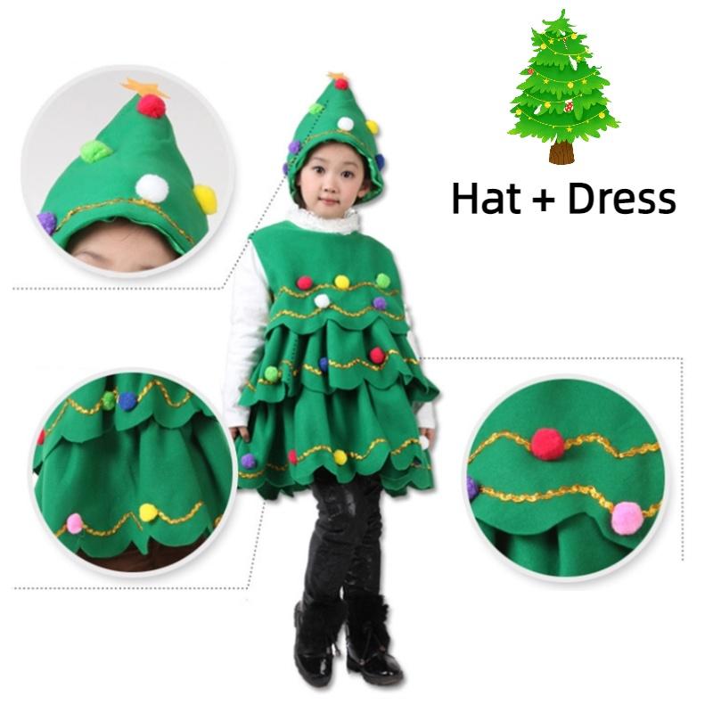 Костюм Рождественской елки для детей и взрослых Аутентичный полосатый наряд для косплея