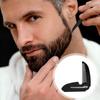 Folding Mustache Comb Portable Beard Comb Fine Teeth Plastic Pocket Comb Anti-Static Travel Mini Men Mustache Styling Grooming Comb Tool