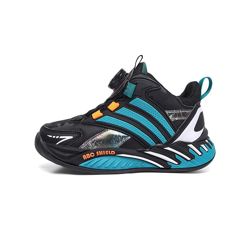 Новый дизайн Кроссовки для детей с кнопкой Легкие баскетбольные кроссовки Детские Осенние Водонепроницаемые Детские Спортивные Кроссовки Мальчик zapatos respetuosos niño