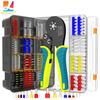 Набор инструментов для обжима наконечников WOZOBUY, клещи для обжима наконечников VXC9 16-6N /HSC8 6-4A/6-6A с 2800 шт. клемм для концов проводов