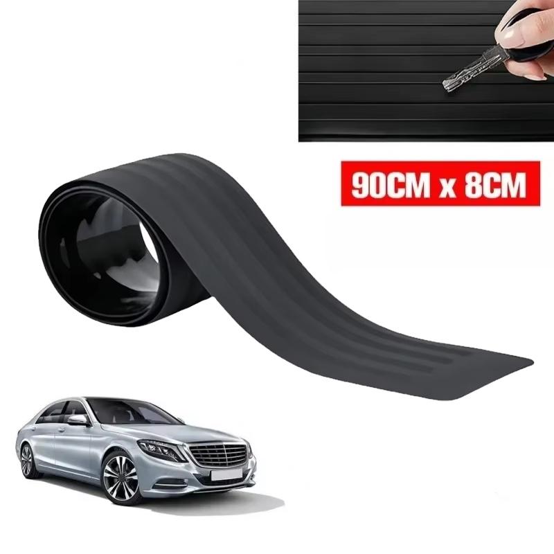 1 PC Car Rear Bumper Protector Anti-Scratch Abrasion Rubber Protection Strip for Trunk Door Entry Sill Guard For Bumper Protect Interior Mirrors 6