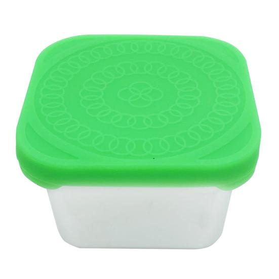 1 комплект, герметичный портативный контейнер для хранения продуктов из нержавеющей стали с силиконовой крышкой для офисных путешествий, 1 комплект