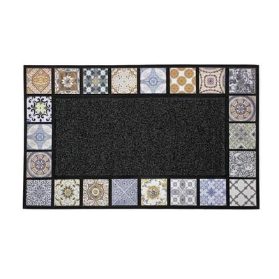 Коврик для входа - Adunivers - 45 x 75 см - Рельефный ПВХ - 100% CA - Черный