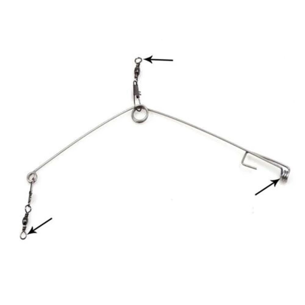 Steel Trigger Spring Hook Automatic Fishing Device Spring Ejection Hook Automatic Fishing Hook