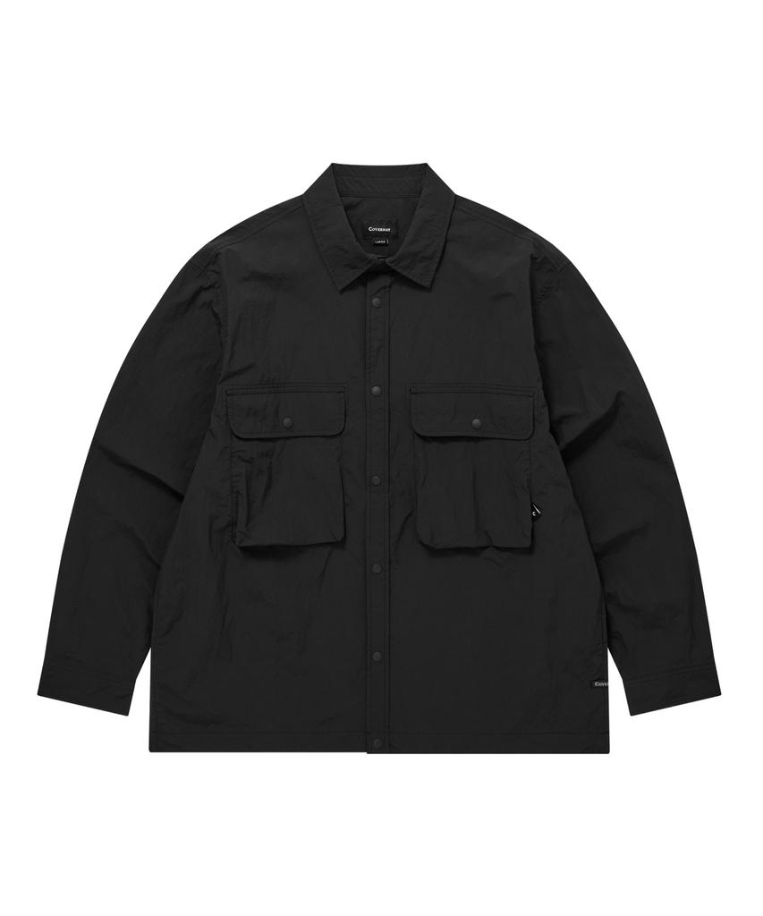 COVERNAT Work Nylon Shirt Black