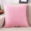 Vintage Cotton Linen Solid Pillow Case Home Waist Throw Cushion Solid Cover Pillowcase 40x40 Cm Home Decor Solid