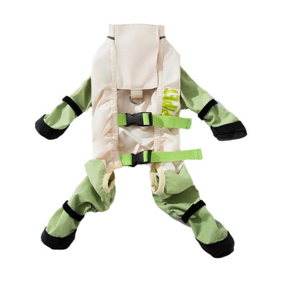 Брюки от грязи для питомцев Нескользящие Водонепроницаемые Дождевые ботинки для собак с регулируемой подтяжкой Уличные Брюки от пыли Снежные ботинки для маленьких и средних активных собак