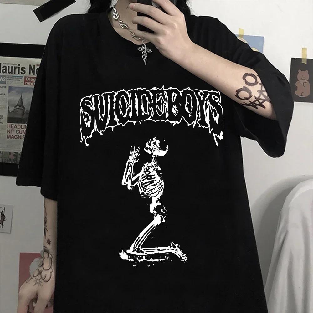 Футболка Suicideboys G59 Футболка Suicideboys Tour Футболка Suicideboys Merch Американская хип-хоп футболка с круглым вырезом Повседневная женская футболка Harajuku