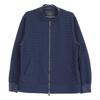 JOSEPH HOMME 25Stainless Steel KKJHGM0203 Light Tuck Jersey Zip-Up Blouson Jacket 48 NavyUsed