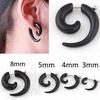 Fashion Unisex Spiral Fake Ear Plug Flesh Plugs Ear Piercing Body Jewelry Earrings