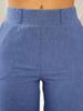 Women's Summer Wide Leg Pants, Casual Commute Trousers with Elastic Waist & Pockets, Drapey Slimming Versatile Pants for Office