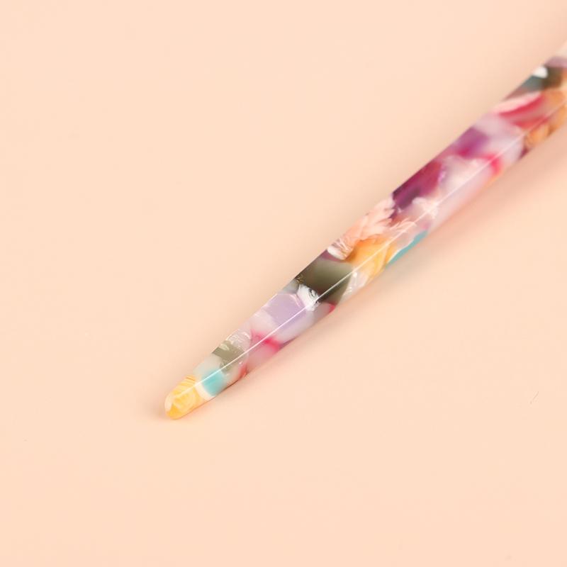 Высококачественный ацетатный корейский стиль, простая мраморная текстура, длинная ручка, заостренный хвост, антистатическая парикмахерская расческа