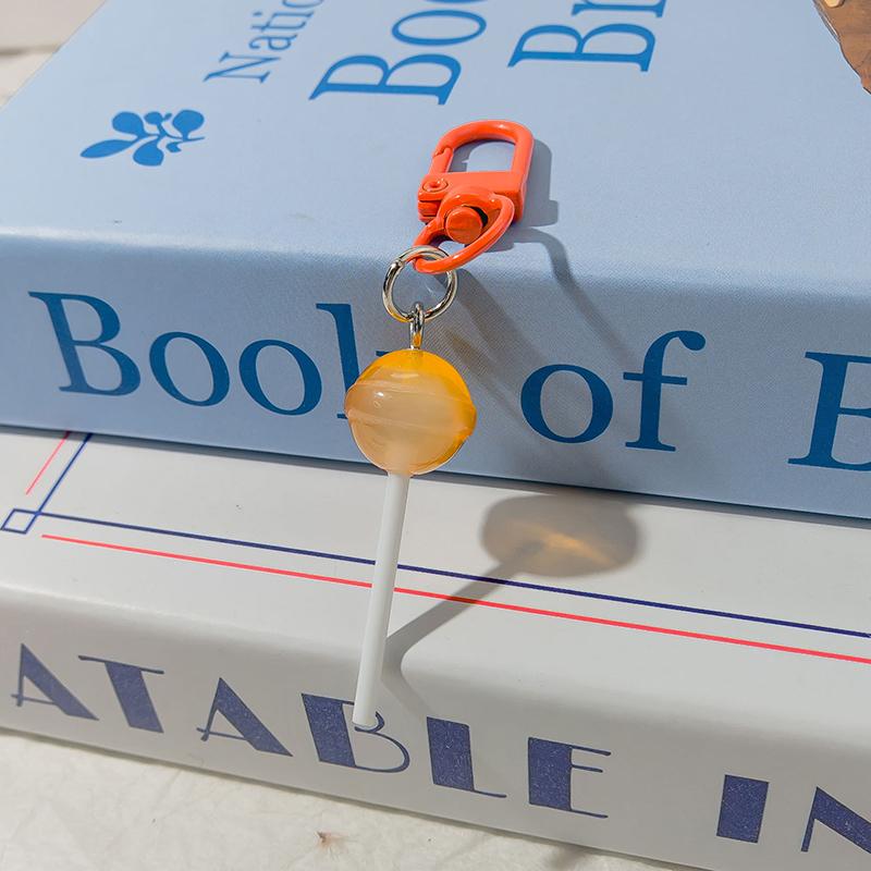 Милый брелок в виде леденца из смолы, мини 3D имитация еды, брелоки для ключей для женщин, девочек, подвеска для сумочки, DIY детские ювелирные изделия, подарки