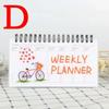 1Pcs Notebook Portable Agenda Diary Journal Weekly Monthly Planner School Supplies Stationary Organizer Schedule Writing Pads