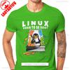 Linux Operating System Tux Penguin Man Window Crash Root Illustration Fashion T-Shirt Graphic Sweatshirts Trend Unisex Tees