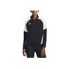 Under Armour Куртка женская, на молнии, прямая, повседневная, с длинным рукавом, в стиле ретро, со стоячим воротником, черная 1379447-001