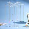360-Degree Rotatable Necklace Storage Rack Jewelry Holder Stable Anti-slip Simple Installation Necklace