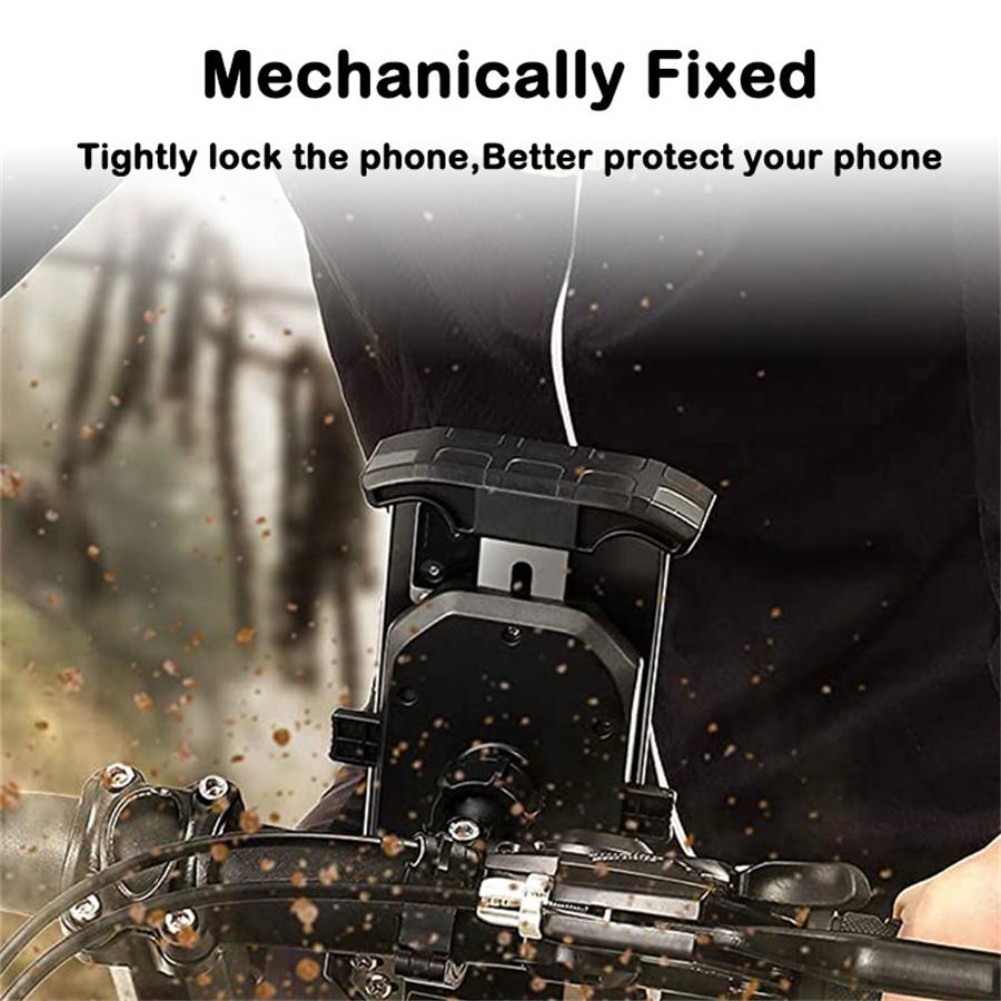 Motorcycle 360° Rotation Phone Holder QC 3.0 USB Quick Charger Wireless Charger