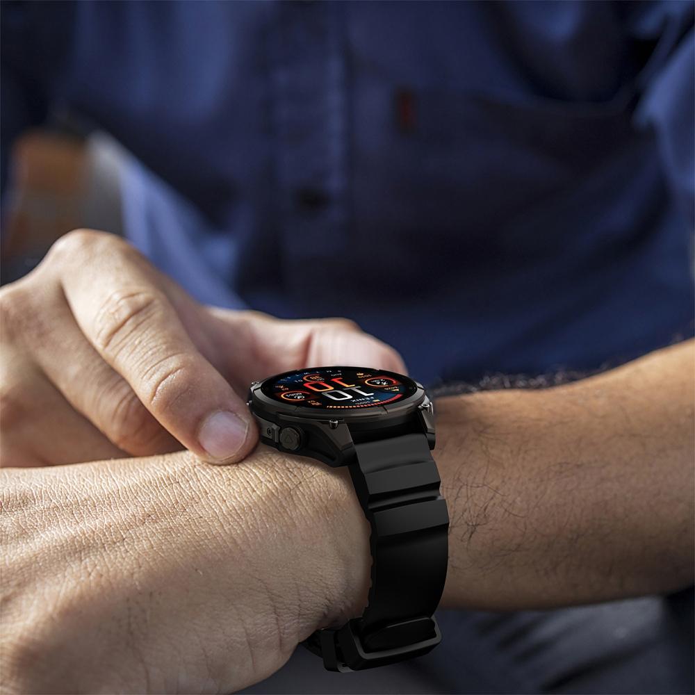Спортивный силиконовый ремешок для часов 22/26 мм для Garmin Fenix 8Pro 8 7X/Quatix 8 7/Enduro 3 2/Forerunner 970 965 Запасной ремешок для часов