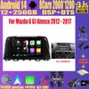 Автомагнитола Для Mazda 6 GJ Atenza 2012 2013 2014 2015 2016 2017 Android 14 Carplay Auto Автомобильный мультимедийный видеоплеер GPS Навигация