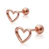 [Onm] Onm 14K Gold Pin Piercing Line Heart 2 Types (Choose 1) (S9594180)
