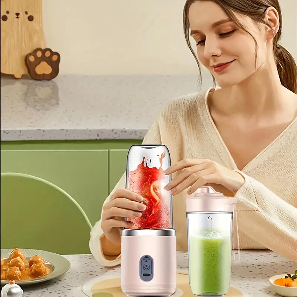 A Portable Small Charging Juicer Household Multifunctional Juicer Very Suitable for Carrying Smoothies and Fresh Juices With