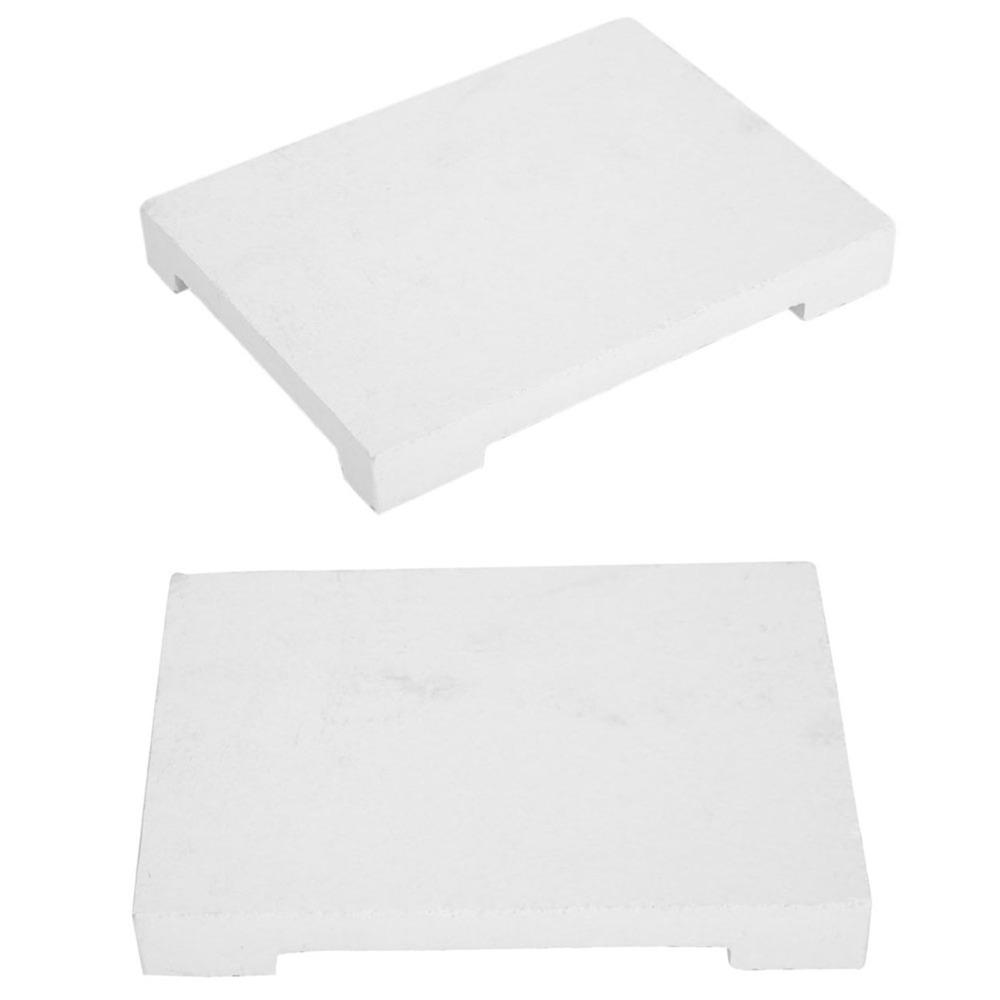Four Corner Refractory Brick High Temp Resistant Welding Table Heat Insulation Pad Silver Welding