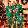 European and American Christmas parent-child clothing long-sleeved pajamas set loungewear Christmas Matching Pajam
