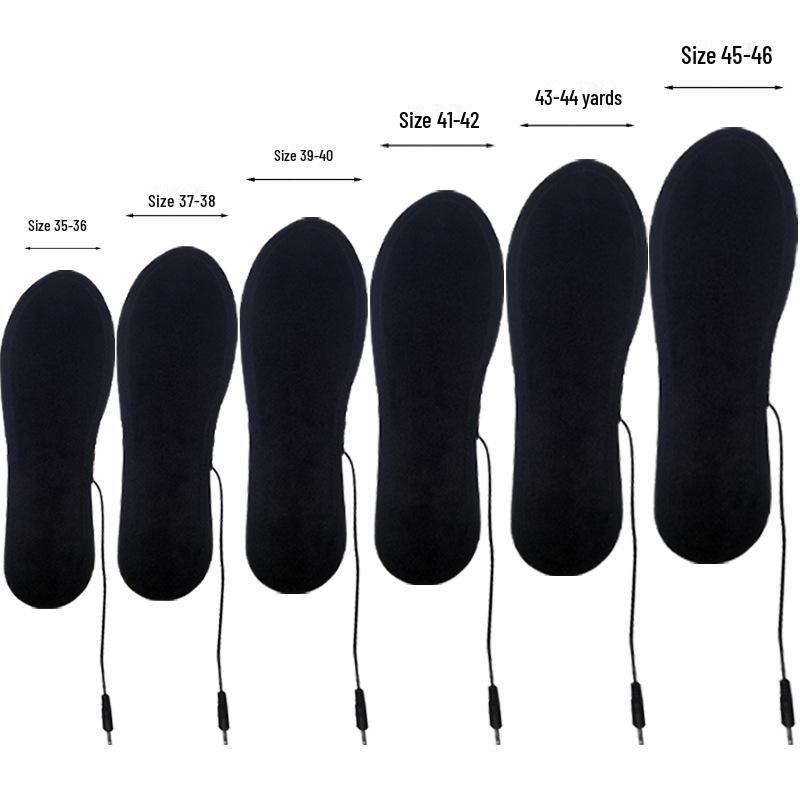 Стельки с подогревом, перезаряжаемые через USB - электрические грелки для ног на всю подошву