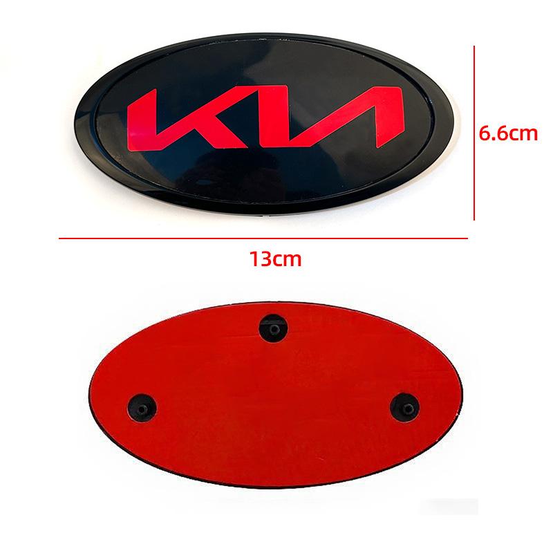 AABIW1 Car Front Gril Rear Trunk Emblem Sticker Accessories For Kia GT-Line Sportage Ceed Rio Picanto Sorento Soul Cerato Venga K9 Niro