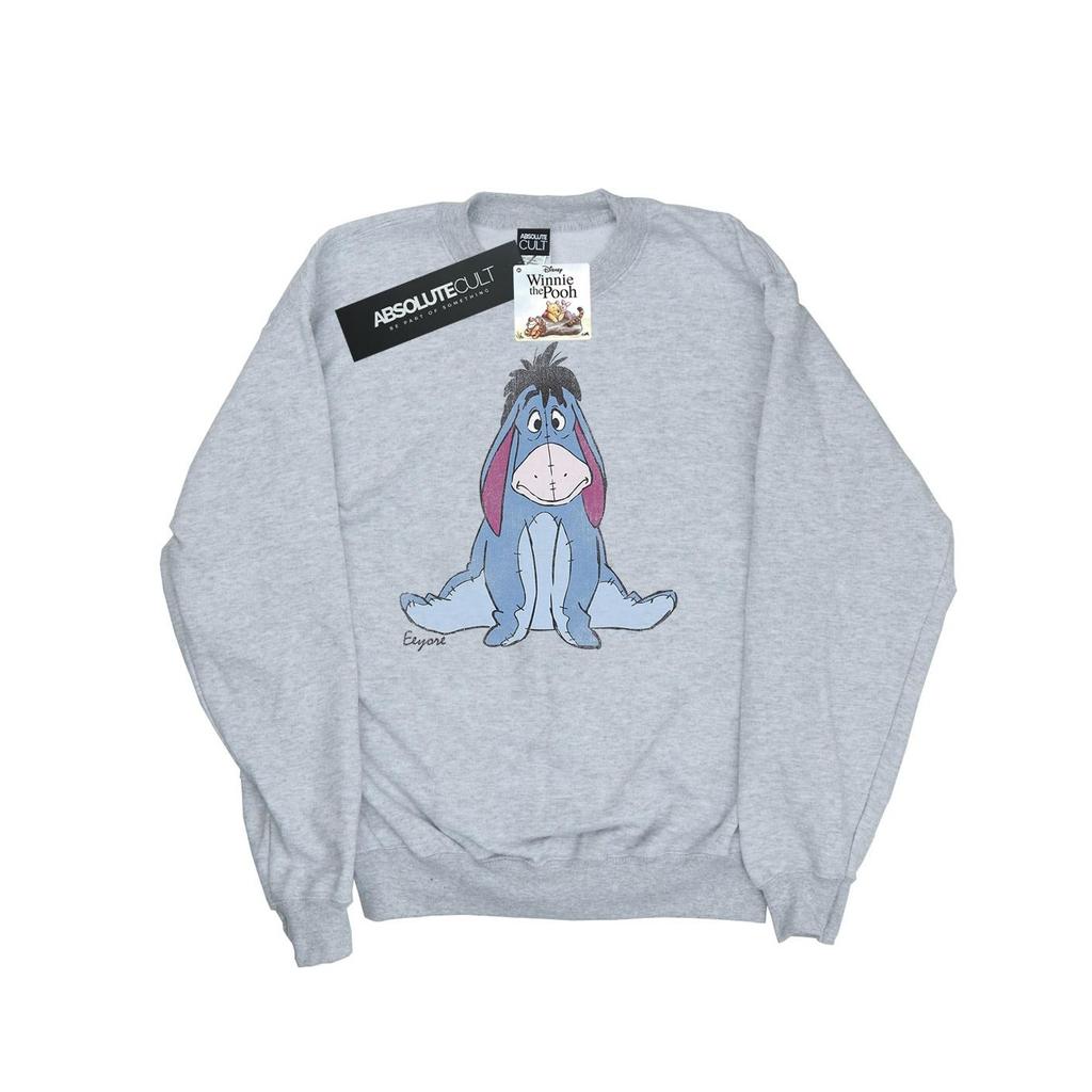 Disney Mens Winnie The Pooh Classic Eeyore Sweatshirt