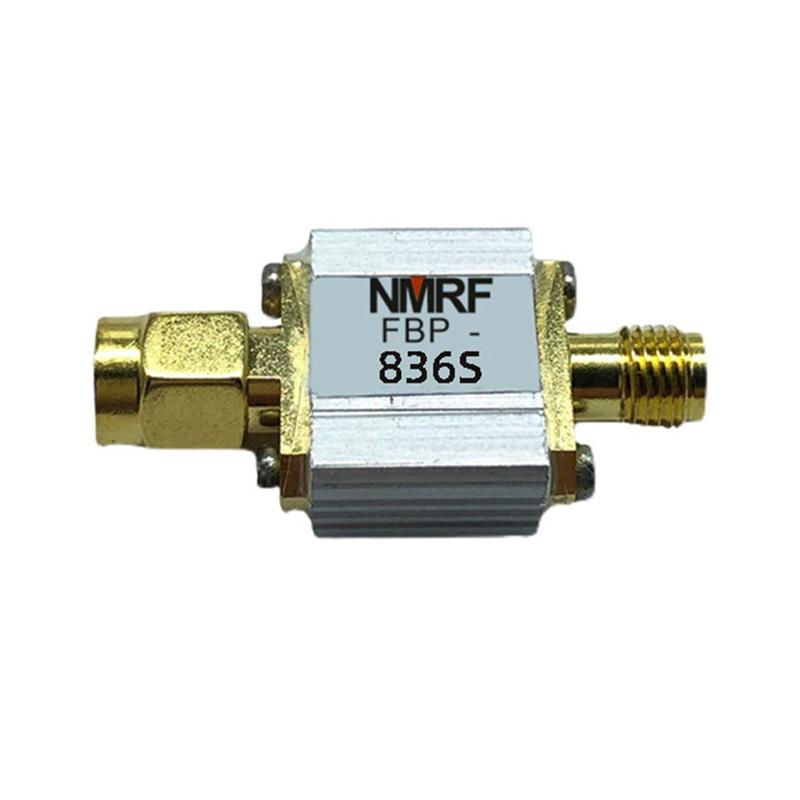 A33R-FBP-836S Dedicated SAW Bandpass Filter 824-849 Mhz 1Db Bandwidth 25Mhz SMA Interface For GSM Signal Test