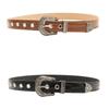 Y2k Retro Waist Belt Pin Buckle PU Leather Waistbands Adjustable Women Belt  Party