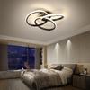 Modern LED Ceiling Light Indoor Lighting Black Gold Shamrock Lamps Bedroom Living Room Corridor Home Decoration Fixtures Lustre
