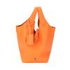 Polo Ralph Lauren Logo Solid Tote Bag Shopping Crossbody Leather Handbag Small Women tote bags Orange 428944657002