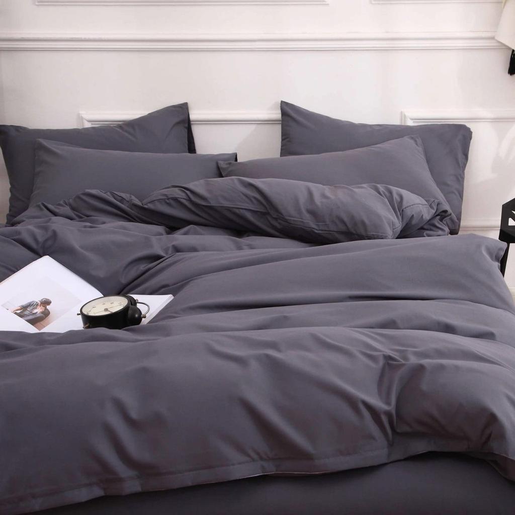 Мягкое микрофибровое постельное белье из трех предметов, пододеяльник