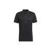 Adidas Core Performance Primegreen Polo Shirt Logo Print Short Sleeve Polo Men Tops Black IQ2935