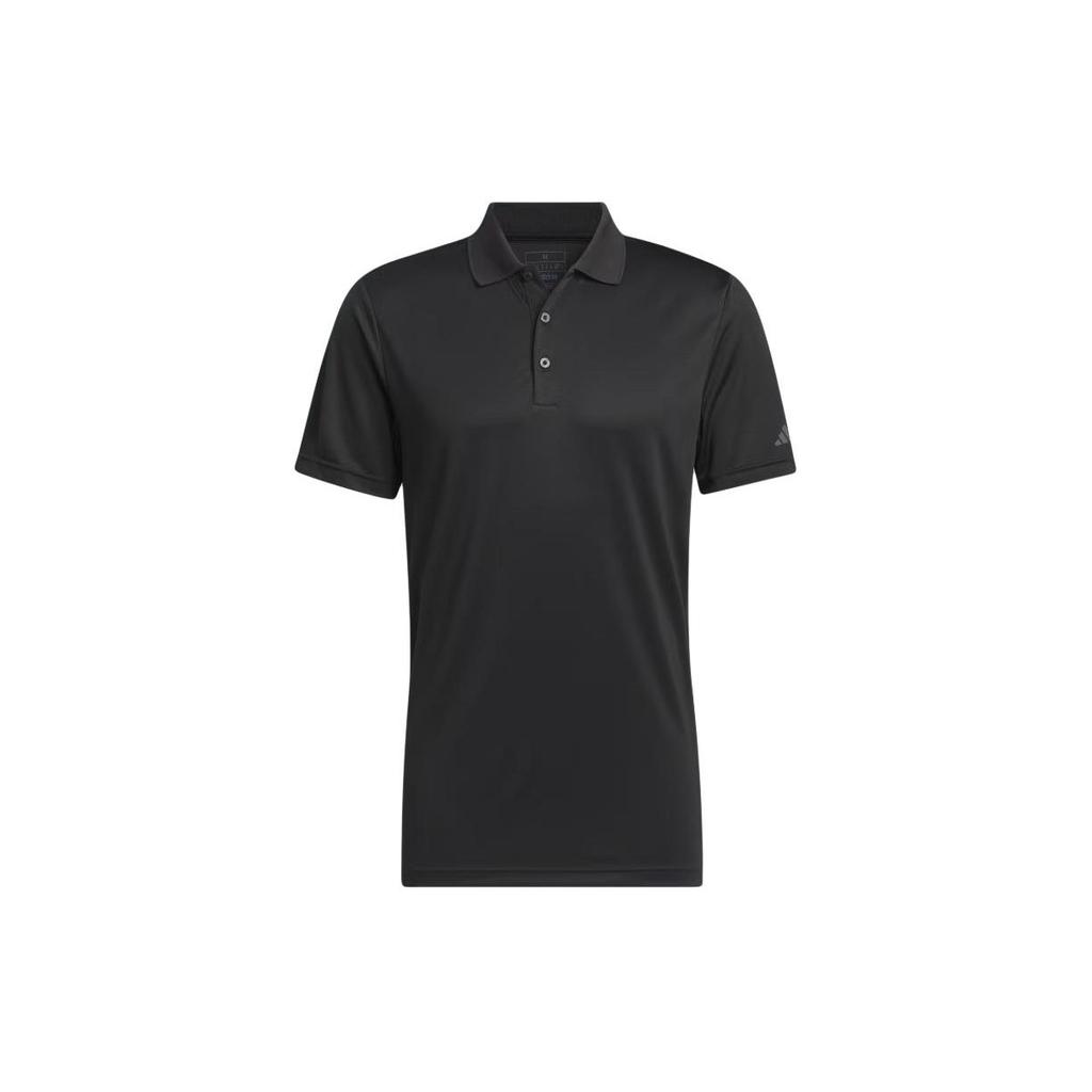 Adidas Core Performance Primegreen Polo Shirt Logo Print Short Sleeve Polo Men Tops Black IQ2935