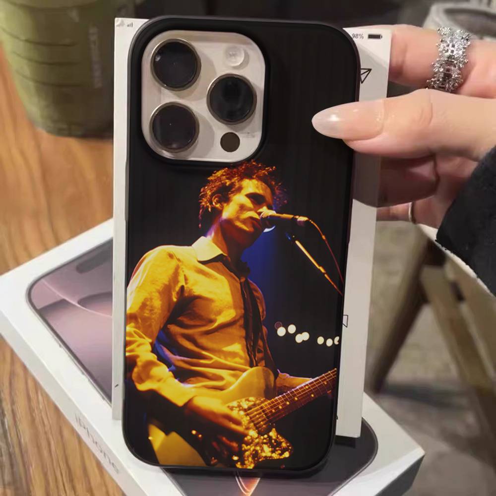 J-Jeff B-Buckley Для IPhone 16 15 11 12 13 14 17 Pro Max PLUS Pro Мягкий гофрированный силиконовый задний чехол для телефона
