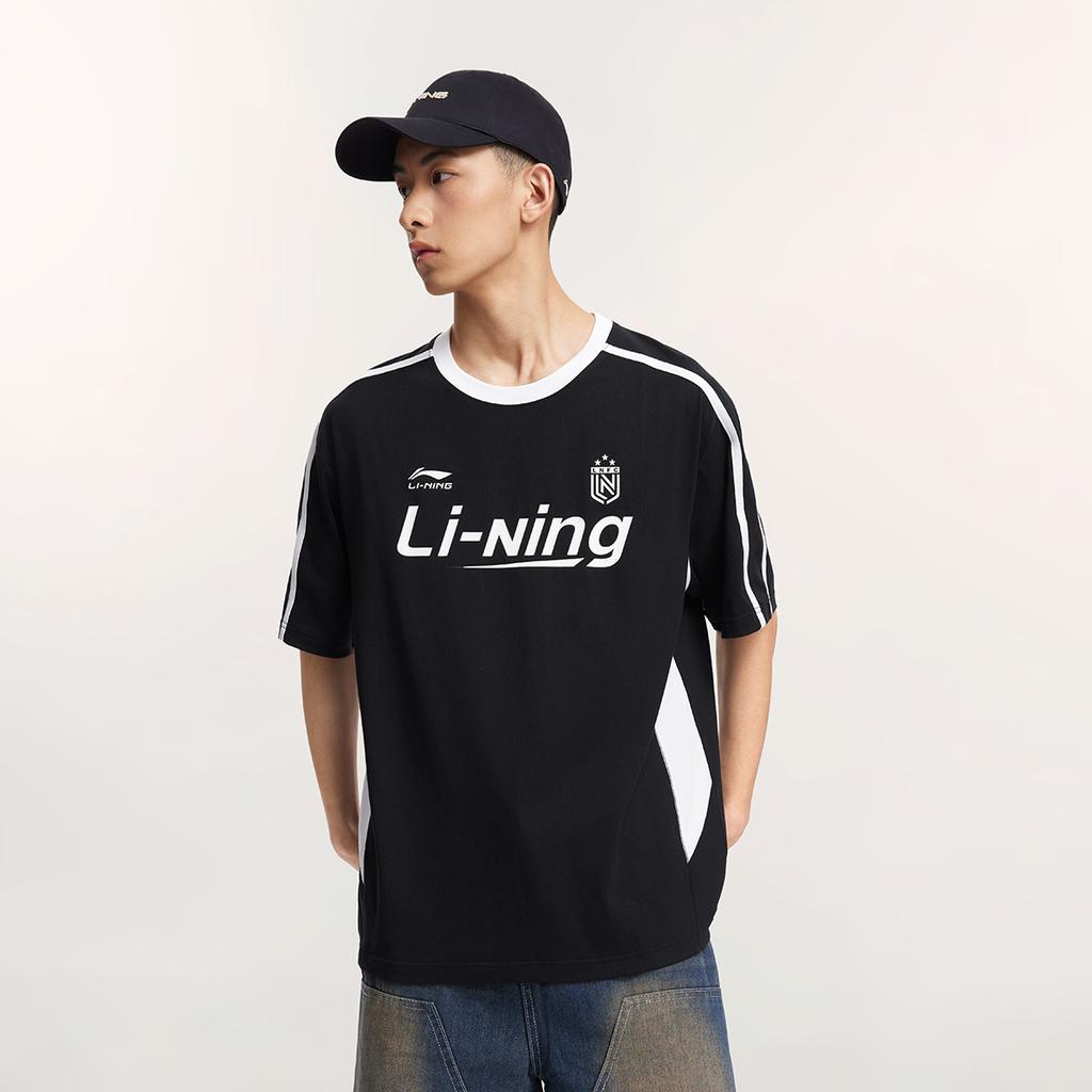 Спортивная футболка Li Ning Life Collection Унисекс Черная AHSV299-2