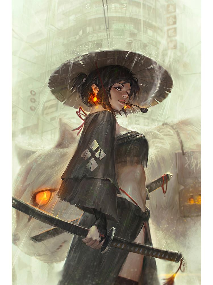 Ретро Япония Самурай Дзен Бусидо Плакат Печать Холст Картина Аниме Игра Настенная Картина Для Гостиной Домашний Декор Cuadros