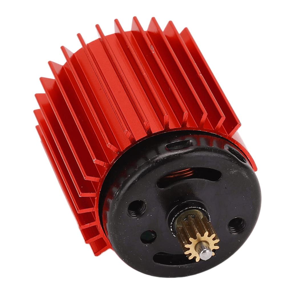 Cryfokt 370 Motor for WPL D12 RC Car, Reliable Performance, Heat-Resistant Engine, Ideal for Hobbies and Enthusiasts (Red)