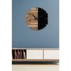 Wooden Modern Wall Clock, Hall Wall Clock, Living Room Wall Clock, Home Gift, 42cm
