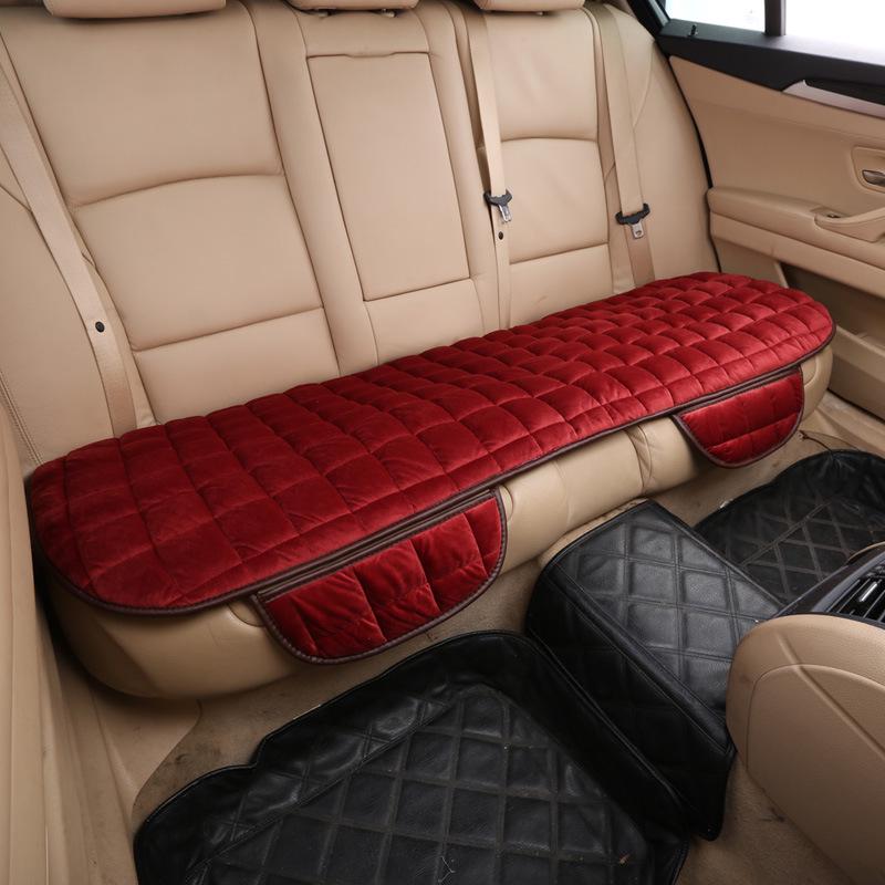 Универсальная нескользящая зимняя подушка для автомобильного сиденья, без завязок, набор из 3 частей, без спинки