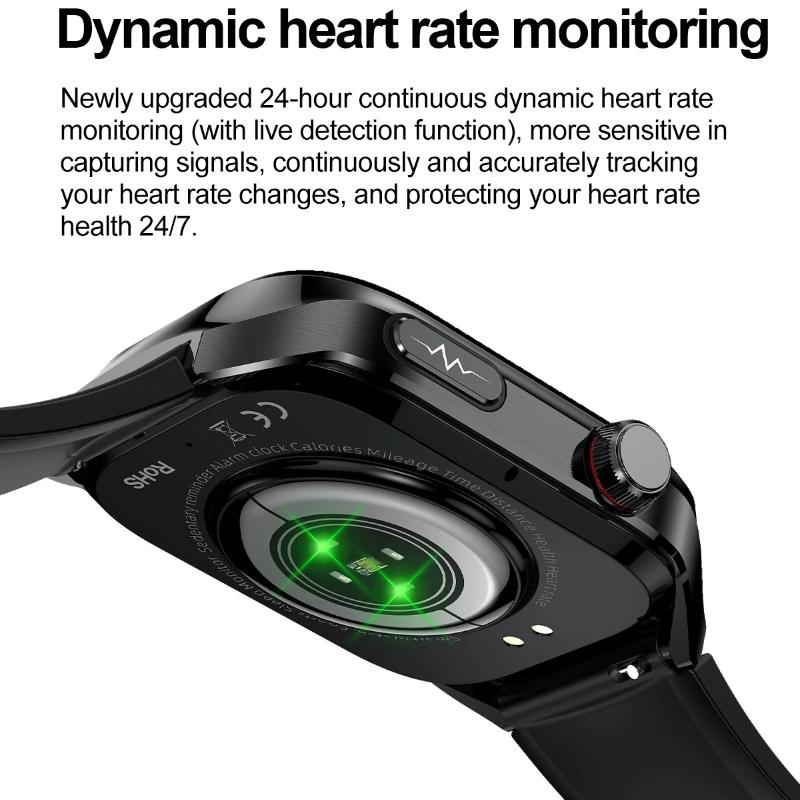 2025 Новые Точные Смарт-часы для Измерения Жира в Крови и Мочевой Кислоты Мужские Микрофизическое Обследование Здоровье Пяти Органов Часы Bluetooth Звонок Смарт-часы