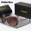 Солнцезащитные очки для путешествий на открытом воздухе в стиле ретро PolarAce, унисекс, большая коробка, UV400