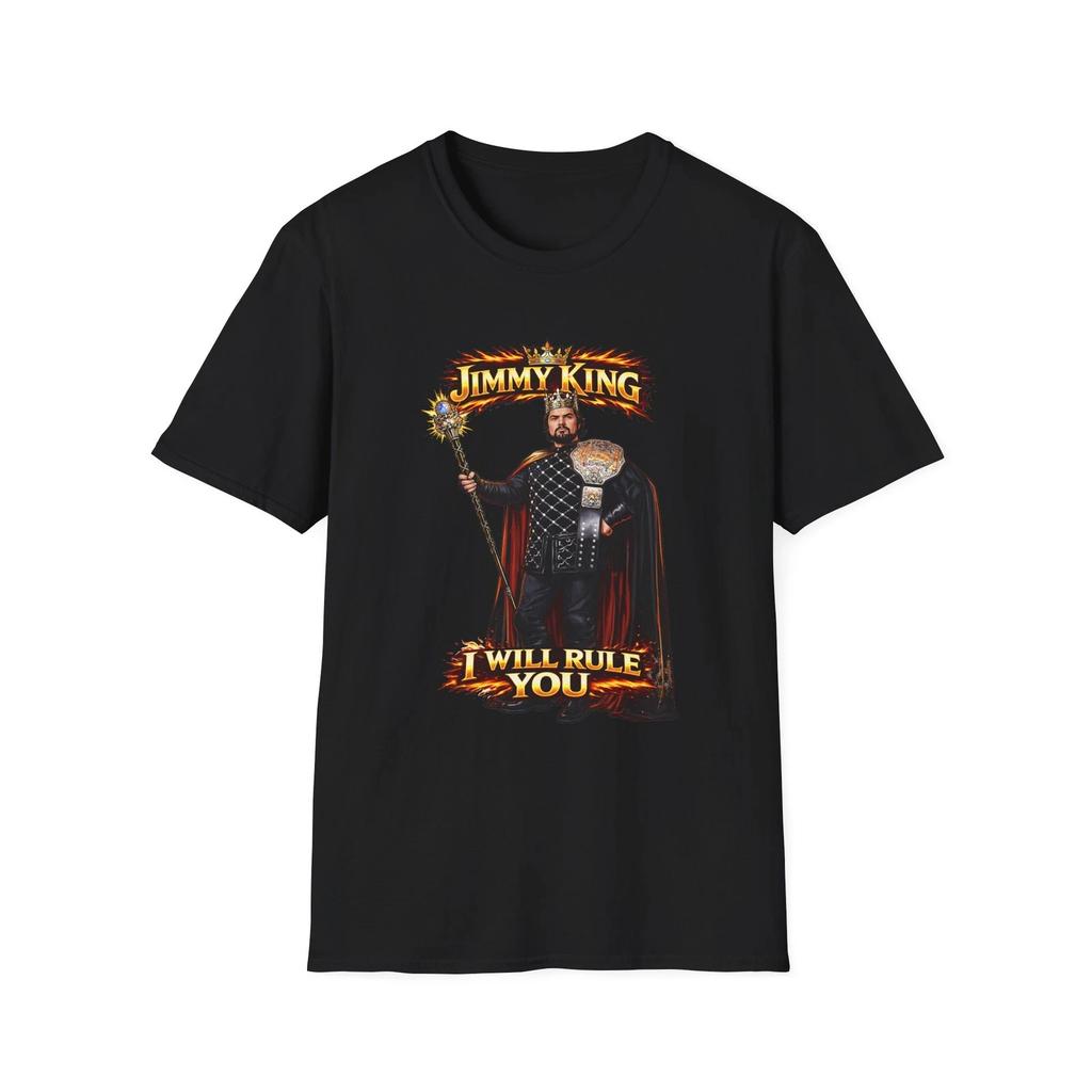 Jimmy King I will Rule you Illustration T-Shirt | ready to rumble