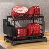 Compact Dish Rack Multifunctional Dish Drying Rack Rustproof Kitchen Dish Drying Rack